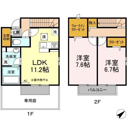 ファヴォーレCの間取り