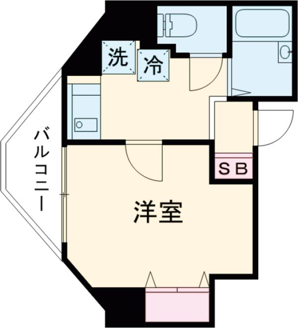 プレールアパートメント芦花公園の間取り