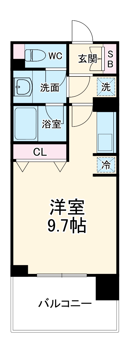 ドゥーエ横濱台町の間取り