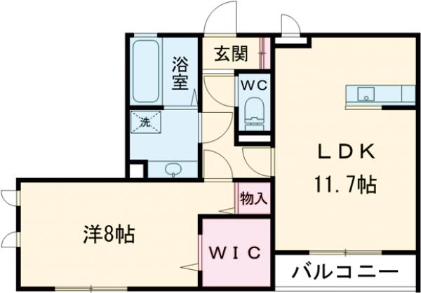 エクレール篠崎の間取り