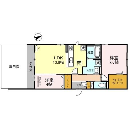 セジュールミヤケの間取り