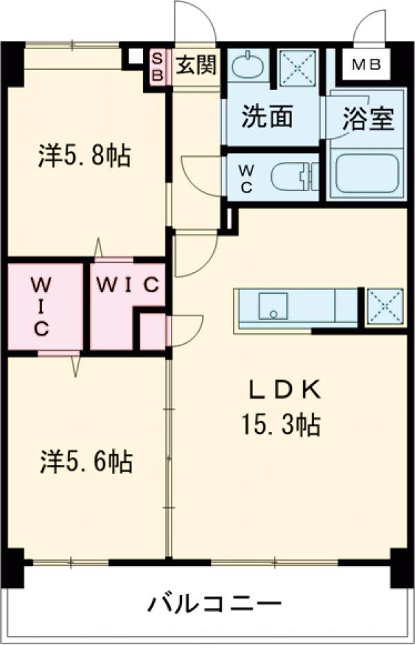 S-RESIDENCE半道橋achieveの間取り