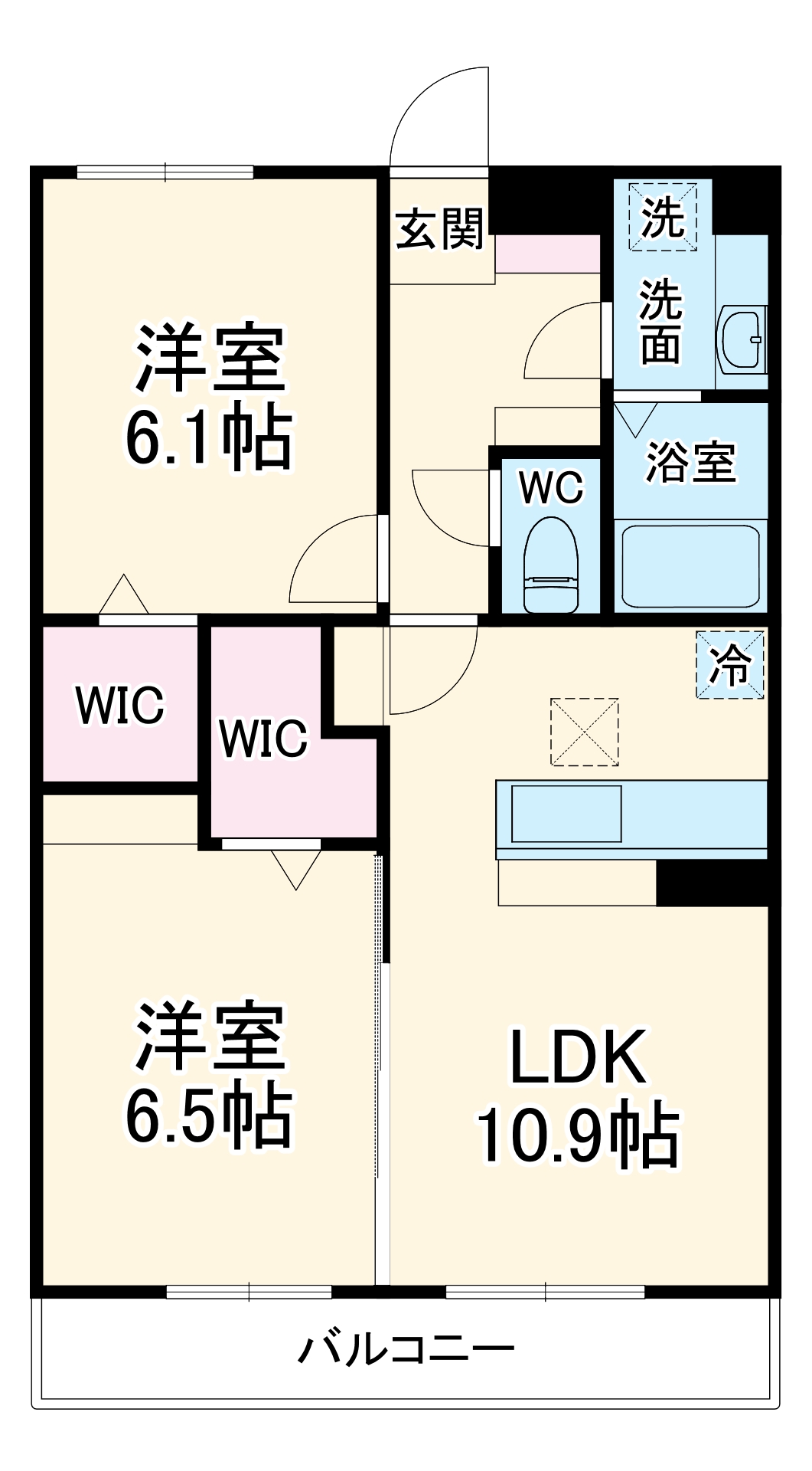 ブレッザ港南台の間取り
