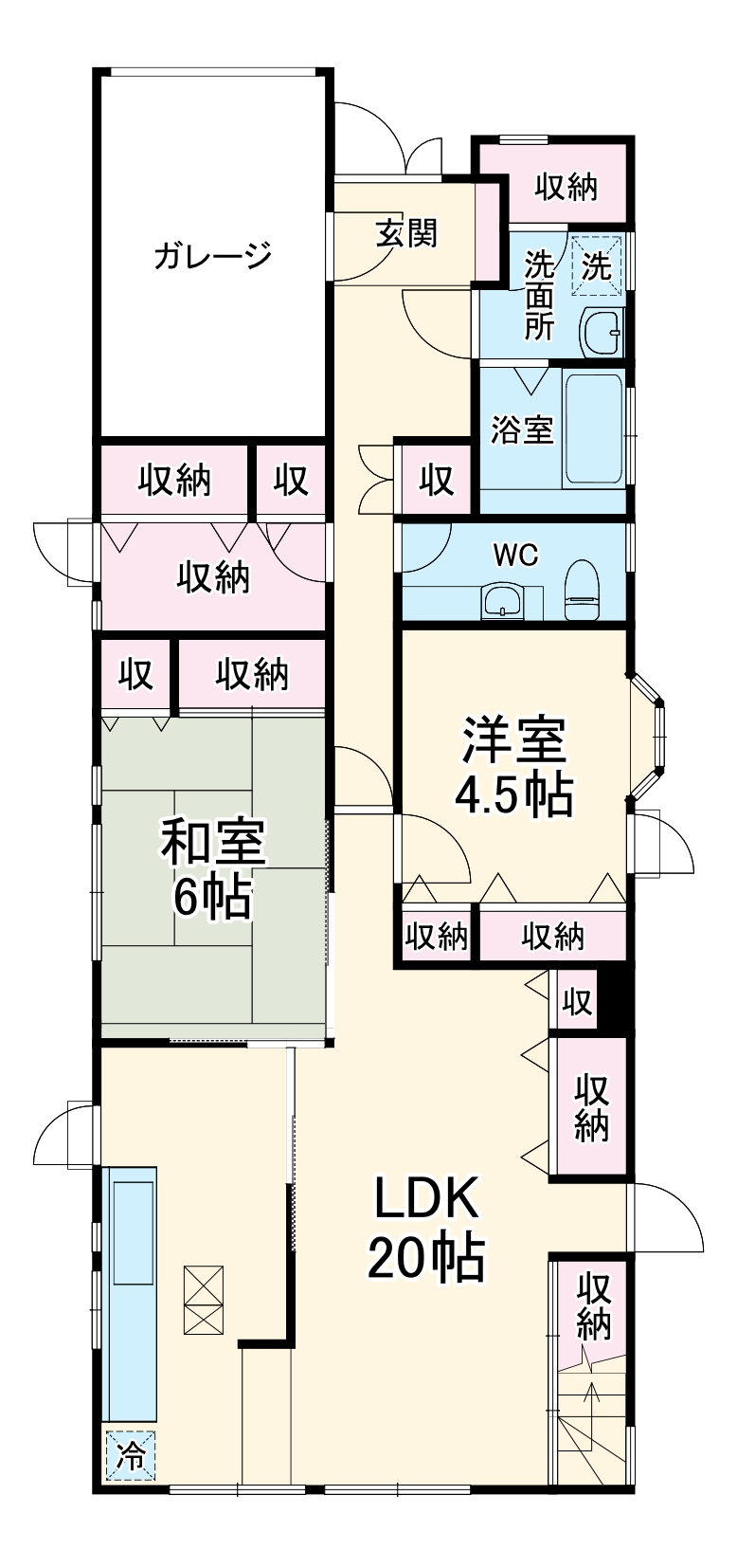 メゾン宇田川の間取り