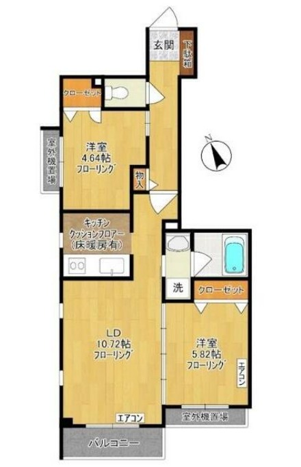 La casa del. PALMAの間取り