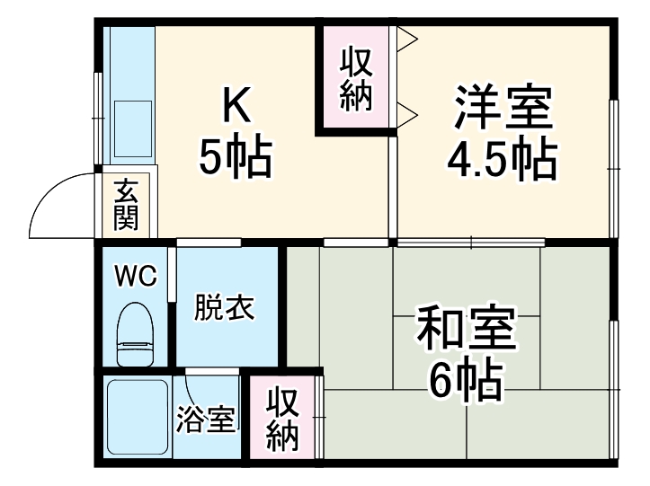 サンウエストの間取り
