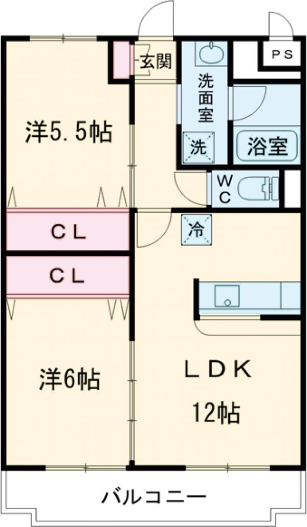 グリーンヒルズの間取り