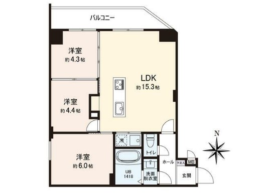 VISTA豊島の間取り