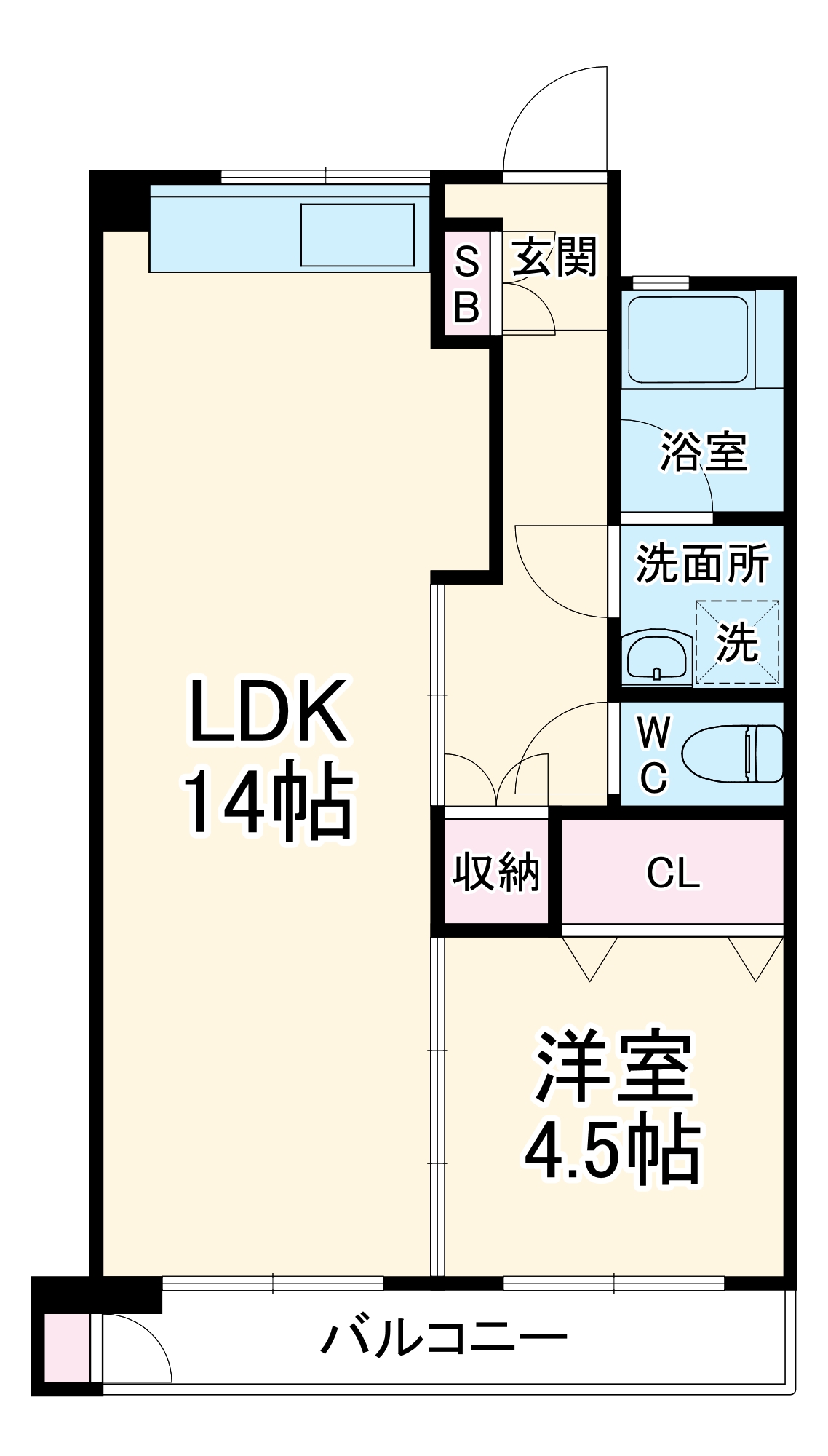 ローヤル白山の間取り
