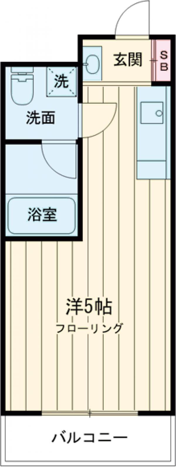 コート山谷の間取り