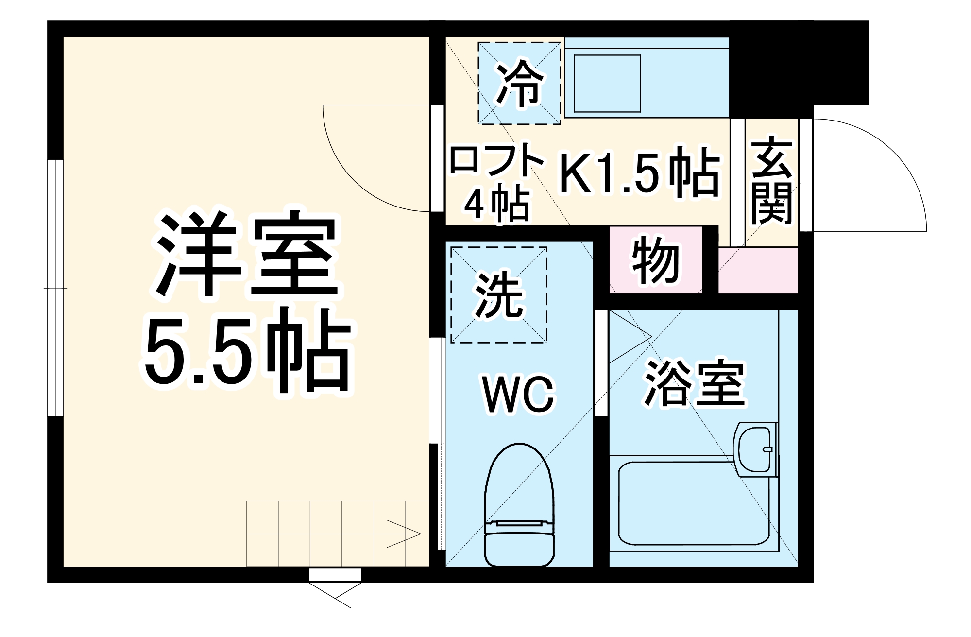 ウェストウィング横浜の間取り
