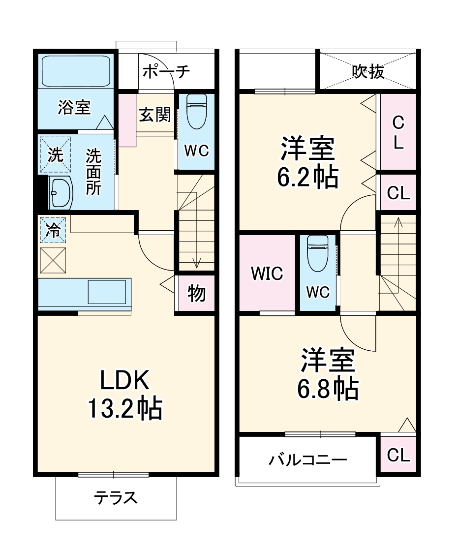 ラ ルーチェの間取り