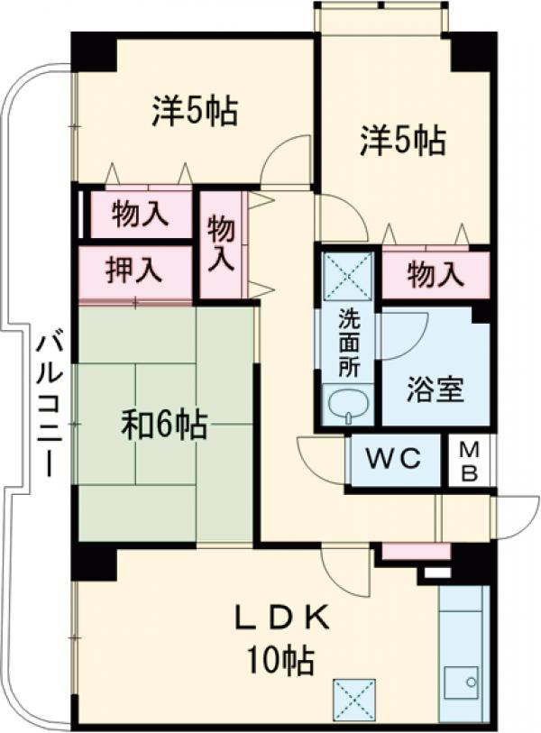 シェニートモンチーク武蔵関の間取り