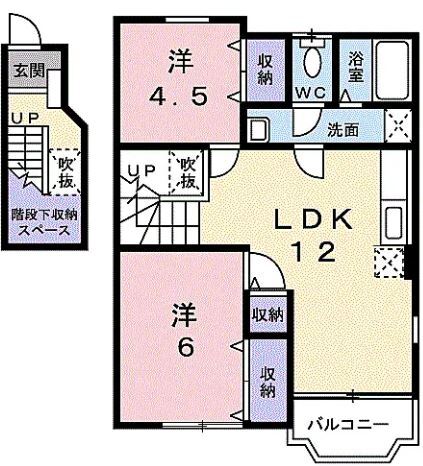 サンフラワー・Uの間取り