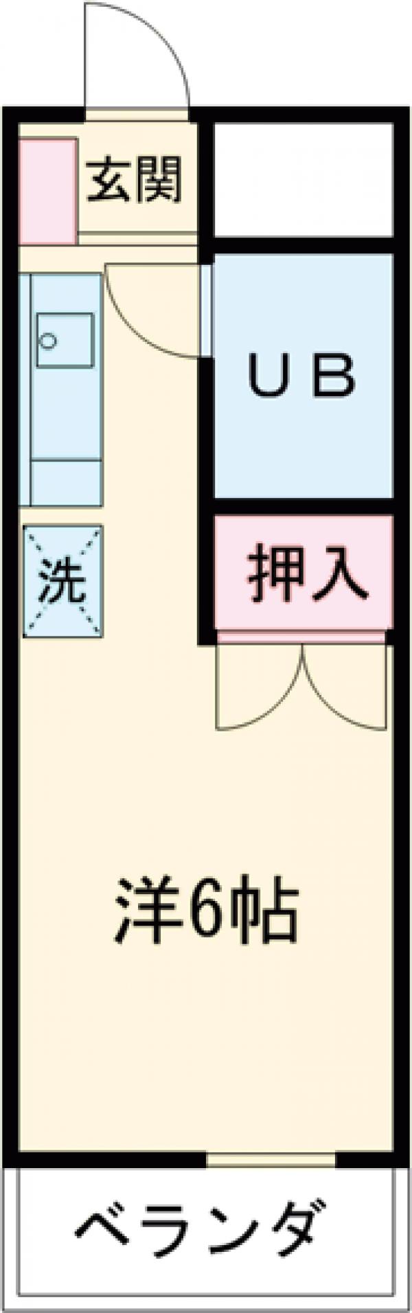 パラドール散田の間取り