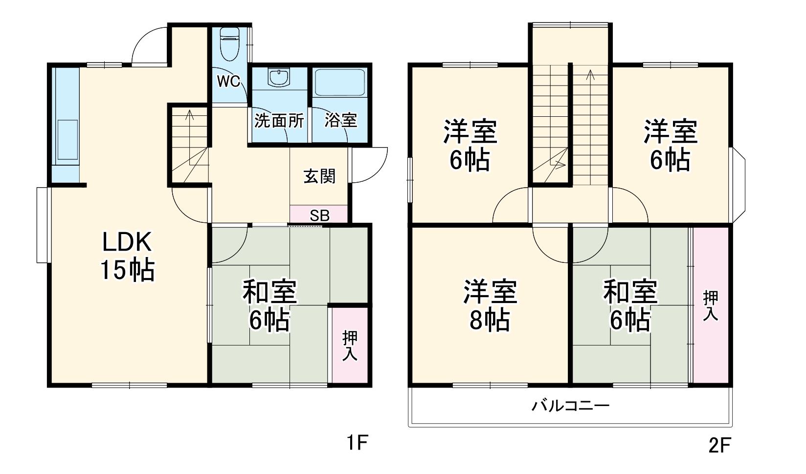 bb文殊戸建の間取り