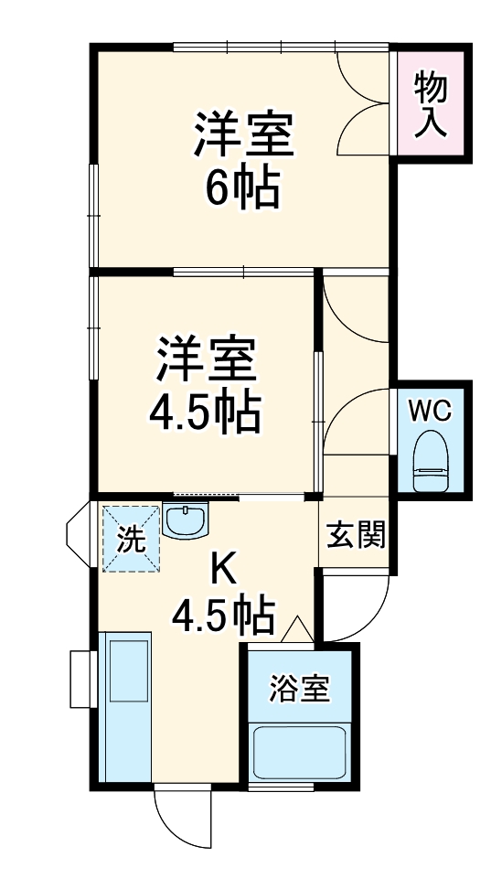 本町西加藤コーポの間取り