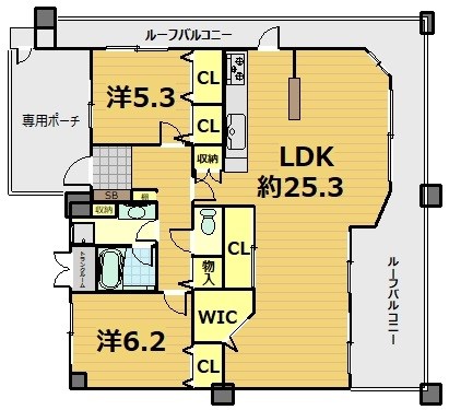 ユニハイム四条大宮駅前の間取り