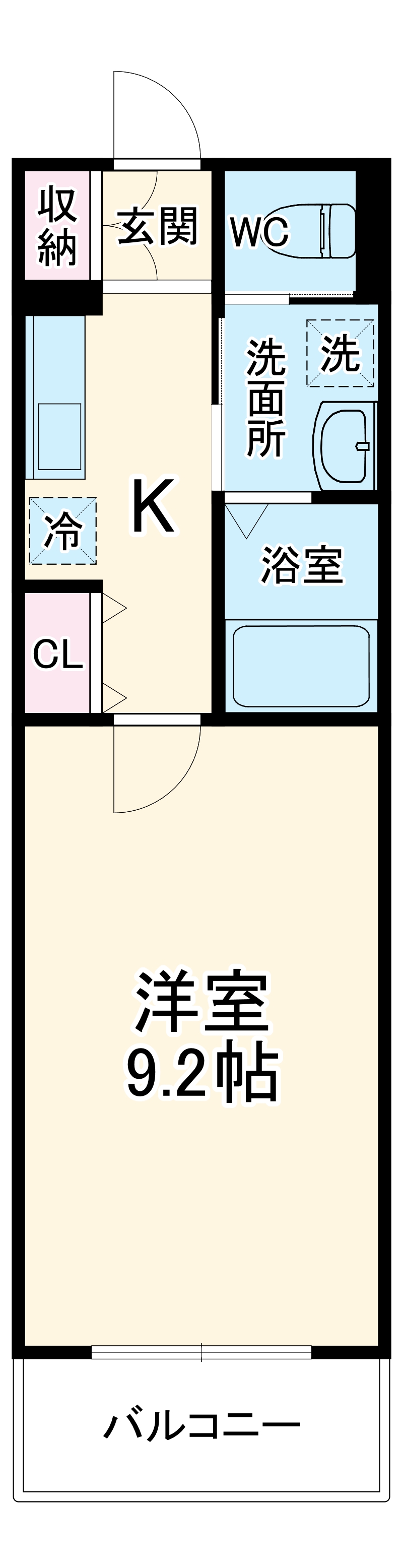 フォレストCKⅡの間取り