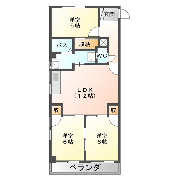 S.R.KビルディングⅠの間取り