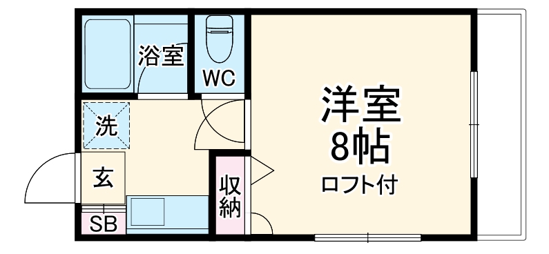 K’sロフトの間取り