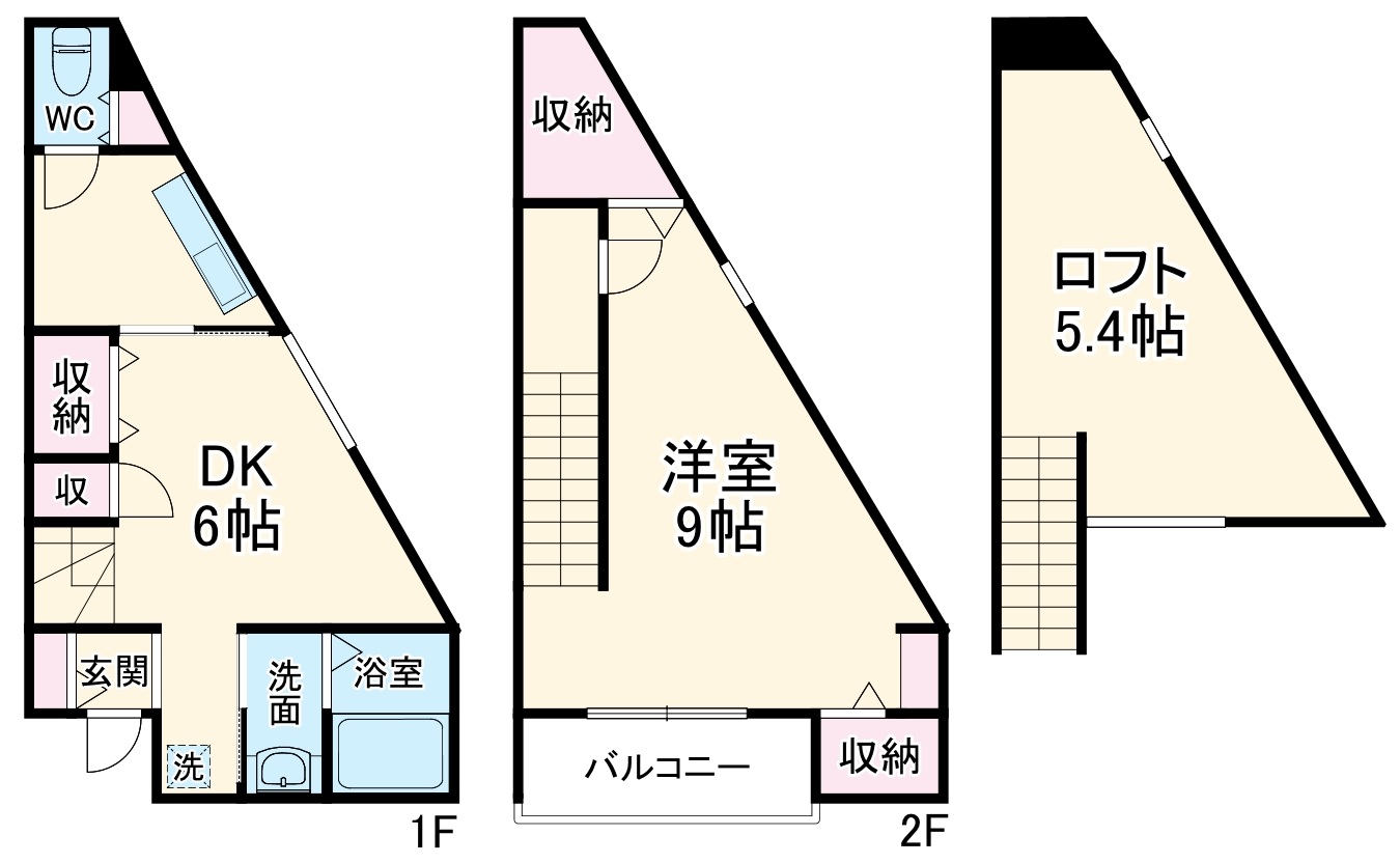 WILL SOLEILの間取り
