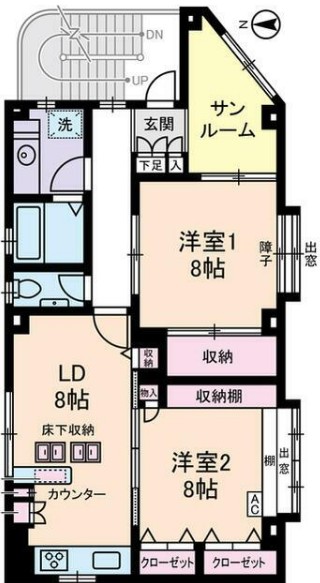 SELECT神楽坂の間取り