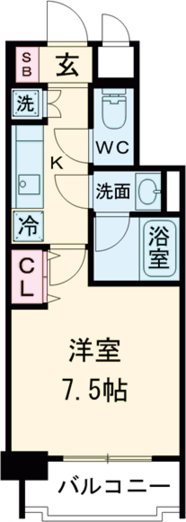 アイコート赤塚の間取り