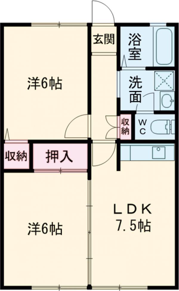 サンモクレイの間取り