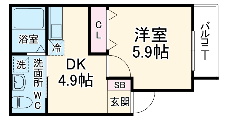 中央h・sビルの間取り