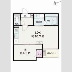 Jack ichibanⅠの間取り