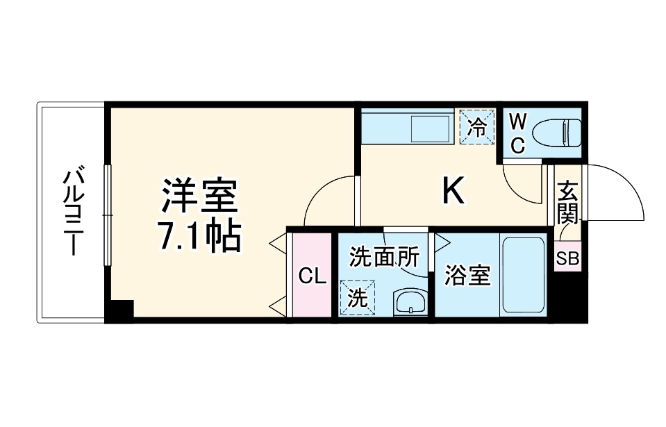 ジーメゾン川越岸町の間取り