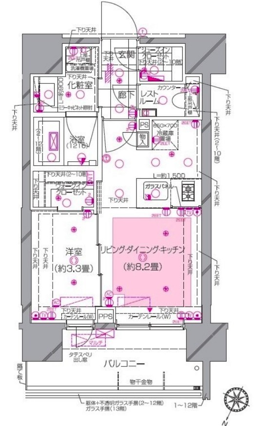 ピアース大森山王3丁目の間取り