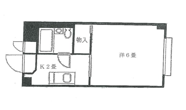 カトルセゾン明大前の間取り