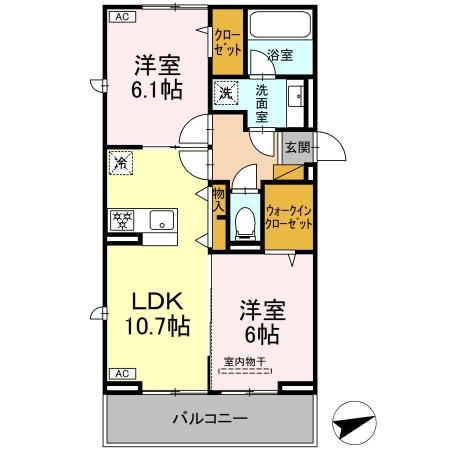 Ireneの間取り