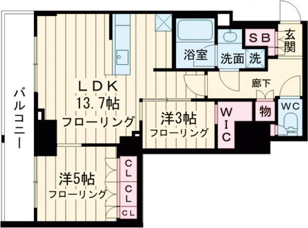 ステージグランデ台東根岸アジールコートの間取り