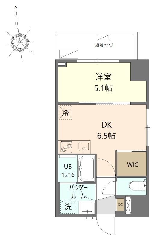 マイシティ厚木中町の間取り