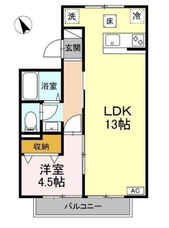 ハイツジュネスの間取り