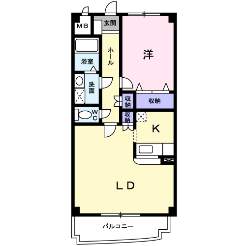 メゾンドオーブⅡの間取り