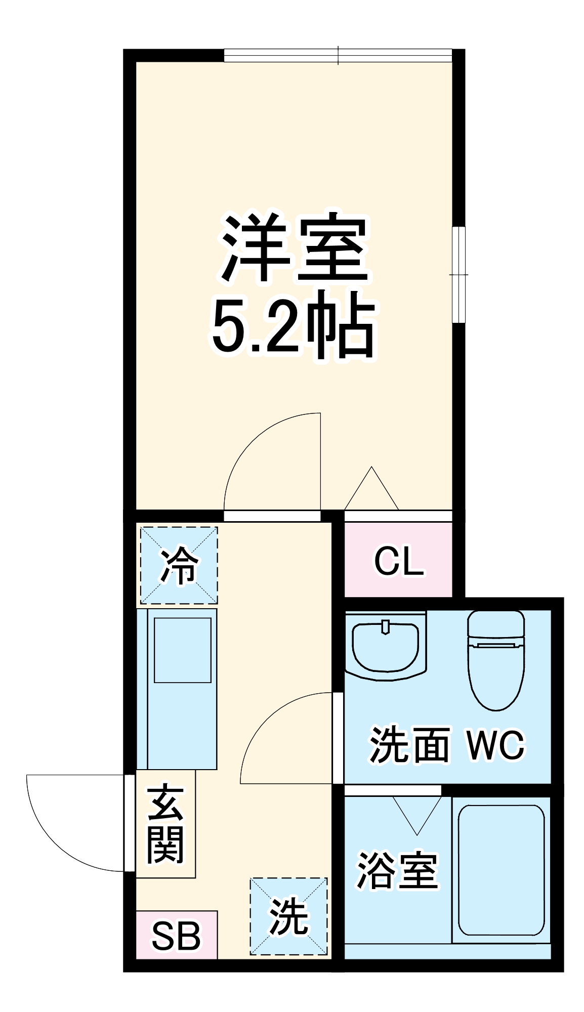 スカイヒルズSASAGEの間取り