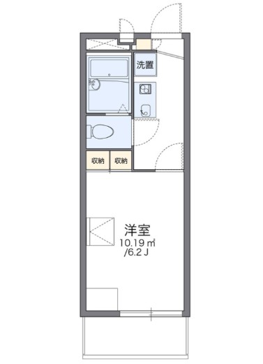 レオパレスプランタンの間取り