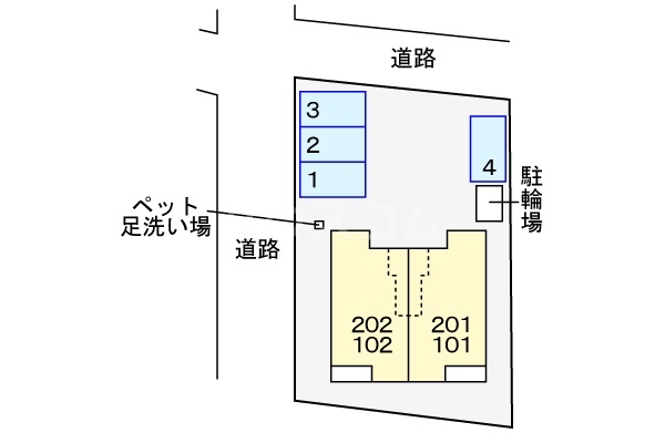 22/28 駐車場