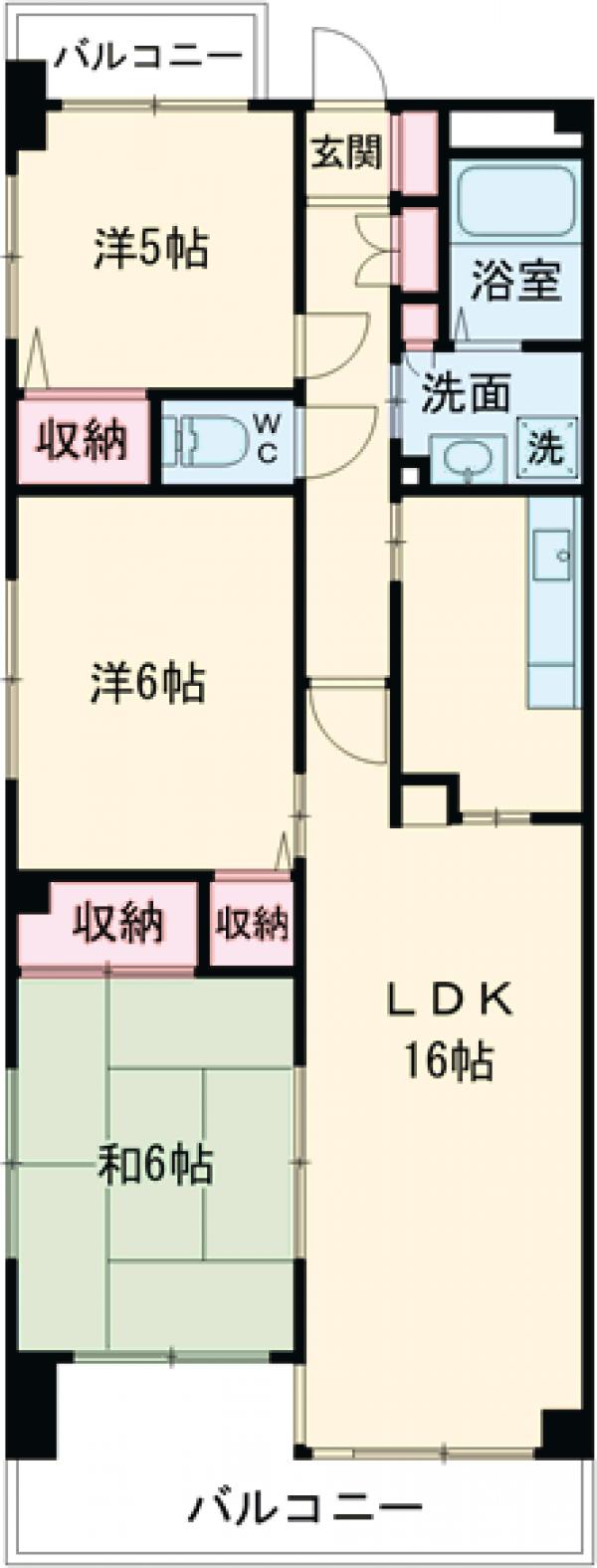 ドエル住吉の間取り