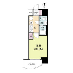セレニテ江坂グランデの間取り
