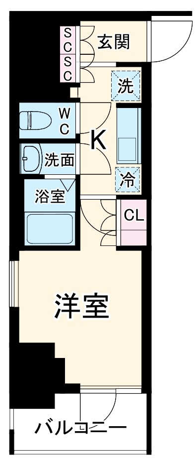 ブランシエスタ横浜高島町の間取り