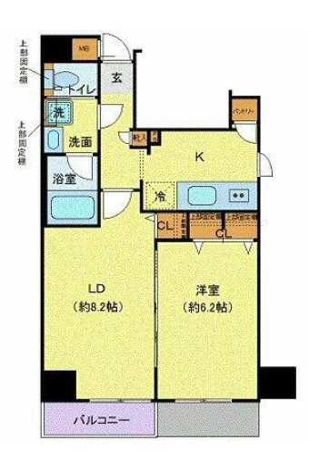 ディアレイシャス高井戸の間取り