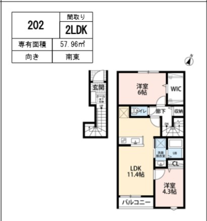 リーブルファイン柏新柏の間取り