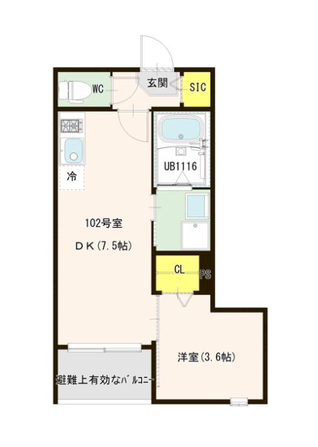 ブランシェ志茂 の間取り