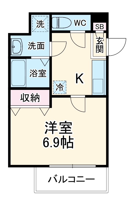 1/4 間取