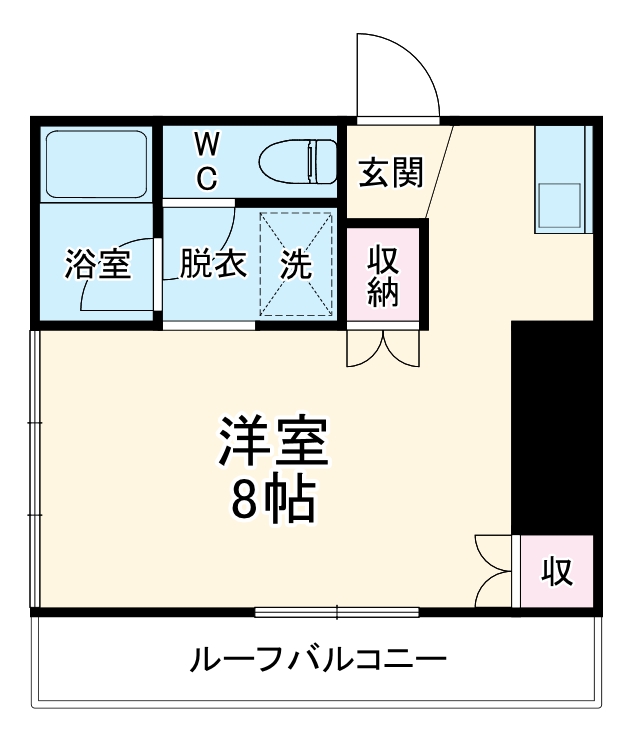 エイコウビル西枇の間取り